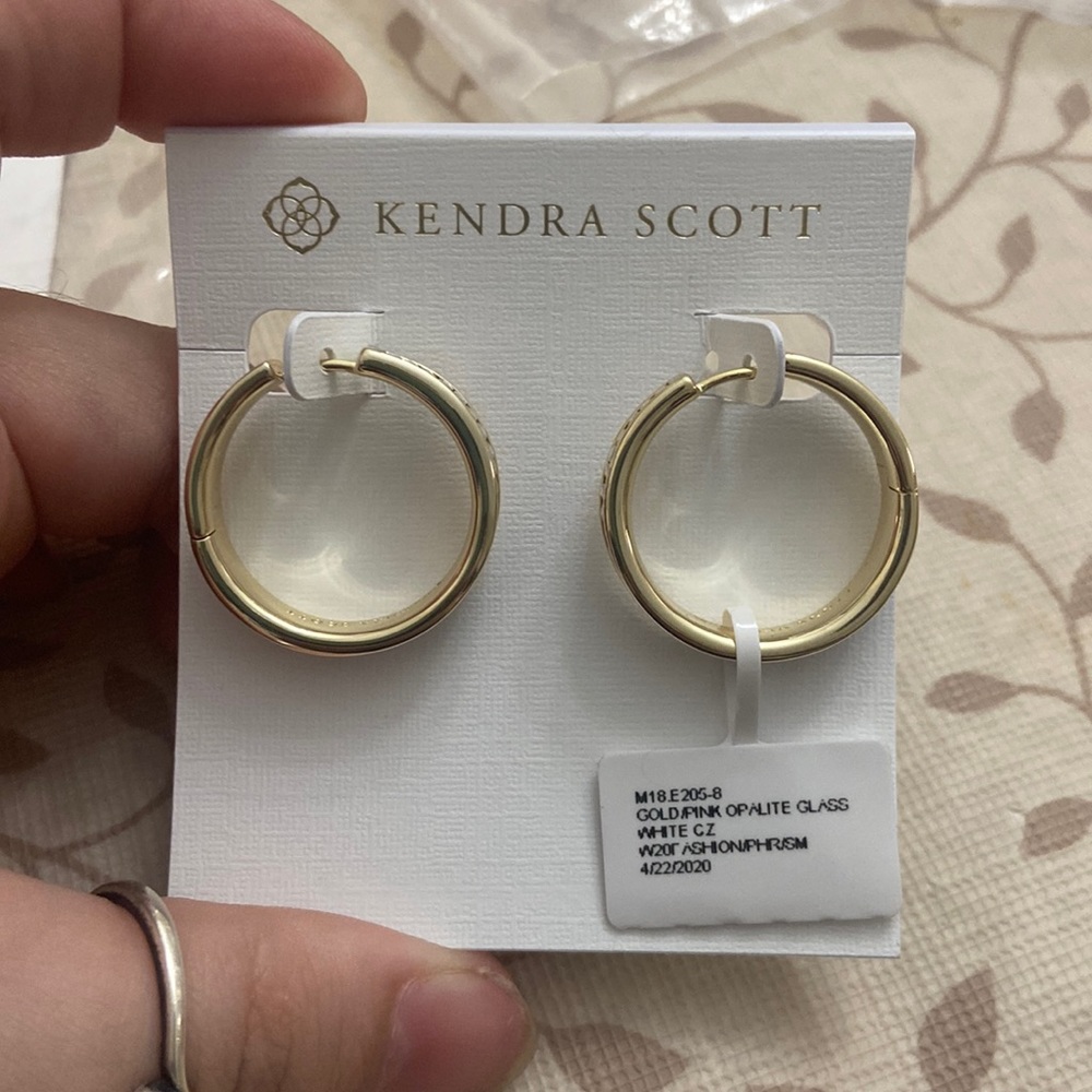 KS hoop earrings